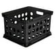 image 0 of Sterilite Plastic File Crate in Black