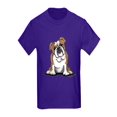 thumbnail image 1 of CafePress - Brown White Bulldog Kids Dark T Shirt - Kids Dark T-Shirt, 1 of 1