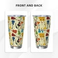 thumbnail image 3 of KLL Different Kind Of Guitars Print 40oz Stainless Steel Insulated Car Cup with Spillproof Lid - Keep Your Drink Hot or Cold on the Go-Straw Two-piece Set, 3 of 8