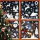thumbnail image 5 of Bolas colgantes de Navidad, palitos de caramelo, copos de nieve, pegatinas de vidrio, adornos navideños, colgantes de Navidad, decoración navideña, feliz año nuevo 2025, 5 of 5