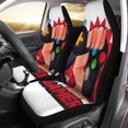 thumbnail image 2 of ABPHQTO Juego de 2 fundas para asientos de coche, Gamepad, Protector universal para asientos delanteros de coche, apto para coche, SUV, sedán, camión, 2 of 4