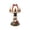 #A01-F, variant on Christmas Table Lamp Stained Glass Style Desk Night Light Winter House Pattern Decorative Accent Lamp for Home Countertop Display