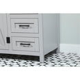 thumbnail image 5 of Elegant Decor Grant 42" Aluminum MDF Single Bathroom Vanity in Gray, 5 of 8