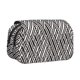 thumbnail image 1 of Disketp Black White Stripes Estuche de Lápices de Doble Capa con Tapa Abatible y Cremallera, Organizador Escolar para Adolescentes y Adultos, 1 of 7
