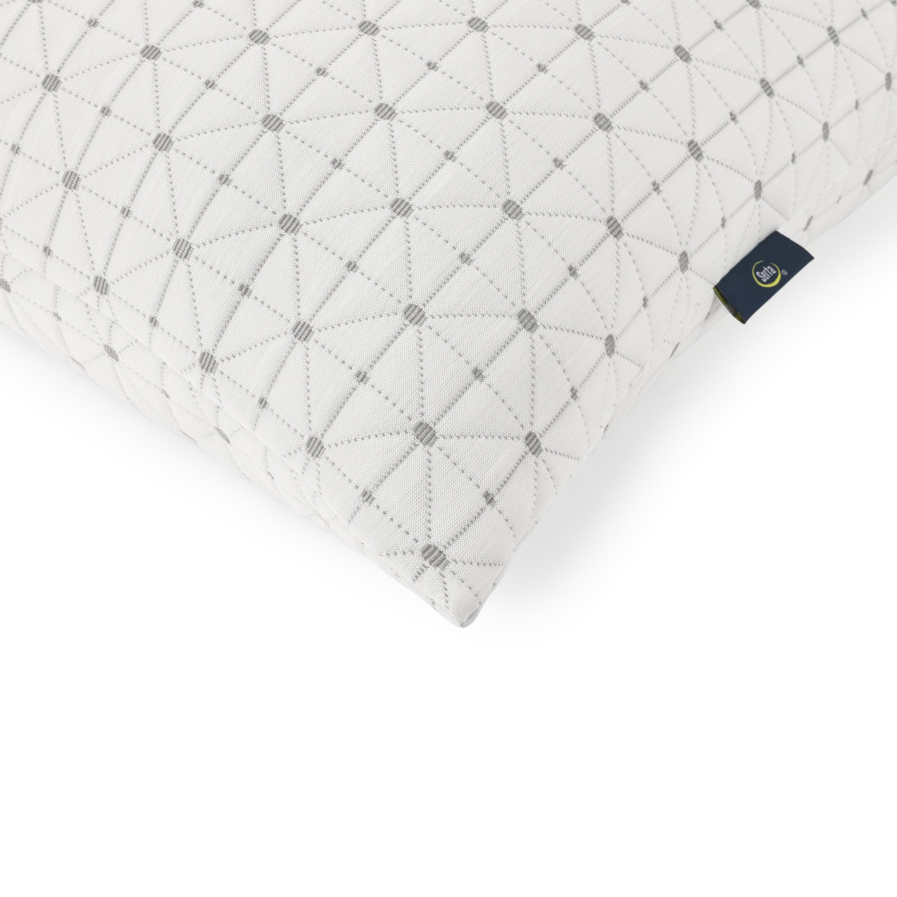 Serta Sertapedic Charcool Standard/Queen Bed Pillow - Antimicrobial, Hypoallergenic (2 Pack)