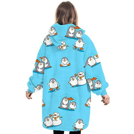 

Luiryare Family Matching Oversized Blanket Hoodie Sweatshirt Cozy Pullover