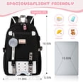 thumbnail image 2 of Gynky School Backpack for Girlish Backpacks for Elementary Student Teen School Bag  Bookbag with USB Charge Port, 2 of 8