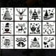 thumbnail image 1 of Plantillas navideñas, 12 plantillas navideñas para niños, plantillas para pintar, plantillas para manualidades navideñas, plantillas navideñas reutilizables, para manualidades navideñas, 1 of 5