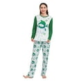thumbnail image 2 of Nituyy Family Matching Christmas Pajamas Set Sleepwear Jumpsuit Hoodie with Hood for Family, 2 of 9