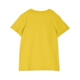 thumbnail image 3 of Zwiiyzr T-Shirts à Manches Courtes Col Rond Dinosaure pour Enfants Garçons Filles 3-10 Ans, Haut en Coton Imprimé Mode Mignon Jaune, 3 of 5