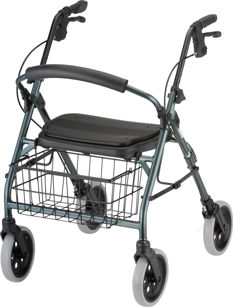 Nova OrthoMed 4 Wheel Rollator Cruiser, 1 Each