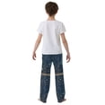 thumbnail image 4 of FORMRS Boys Pajama Pants with Pockets Size 11-12Y Kids Lounge Sleep Bottoms, Dark Star Map, 4 of 8