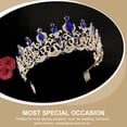 thumbnail image 4 of MERRYHAPY Wedding Hair Piece for Brides, Zinc Alloy Bridal Headband Accessory, Elegant Wedding Hair Accessories for Women, 4 of 8