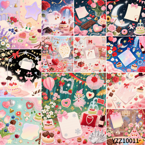 Valentine's Day Mother's Day message cards with anniversary, romantic birthday, love stic Note Cards 3.54x3.54 inches 100pcs Mini Message Cards for Office School Home Decor