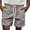 Light Ashy, variant on Migroa Mens Casual Shorts Outdoor Beach Shorts Elastic Waist Drawstring Athletic Workout Gym Jogger Shorts for Running Vacation with Pockets Black L