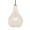 Bronze, variant on 1JT-LEONMW-LED-SN-Besa Lighting-Leon - 1 Light Cord Pendant In Contemporary Style-9.75 Inches Tall and 6 Inches Wide-Satin Nickel Finish-Milky White