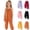 Orange, variant on Fancifize Girls Summer Casual Overalls Loose Pleated Solid Color Harem Jumpsuits Kids Vacation Beach Rompers