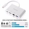 USB Type C To USB 3.0 Adapter Optical Cable HDMI 4K Splitter RJ45
