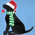 thumbnail image 3 of CafePress - Christmas Black Lab Holiday Dog Men's Classic T Sh - Fitted T-Shirt, Vintage Fit Soft Cotton Tee, 3 of 4