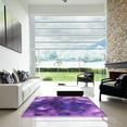 thumbnail image 7 of Ahgly Company Machine Washable Indoor Rectangle Transitional Purple Area Rugs, 5' x 8', 7 of 7