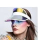 thumbnail image 2 of Sombrero con visera para el sol, ajustable, para hombre y mujer, para playa, para exteriores, con protección UV, transparente, 2 of 6