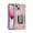 Rose Gold, variant on SuperShield Defender Fitted Hard Shell Ring Holder Stand Case for iPhone 14 Pro Max - Blue
