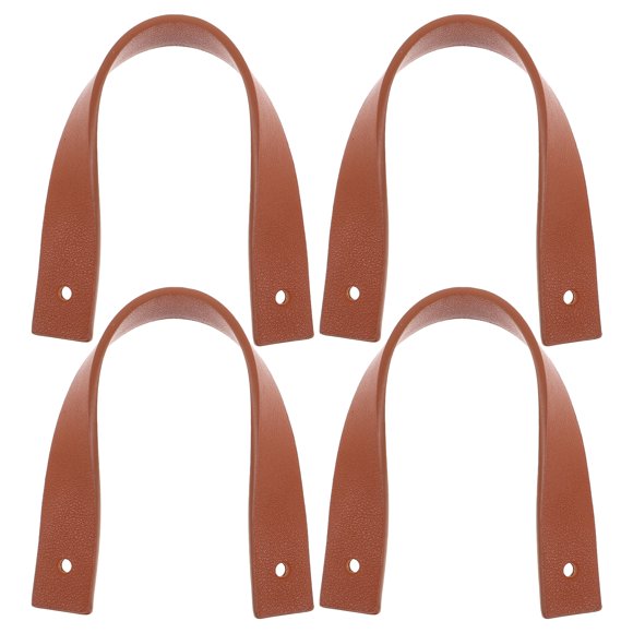 KAKOWELY 4 perchas de PU para cinturón para eventos, de cuero artificial, para colgar en la pared, para letreros de boda, suministros para exhibición de letreros de bienvenida.