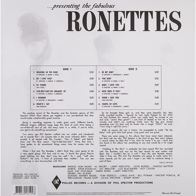 The Ronettes - Presenting the Fabulous Ronettes - Music