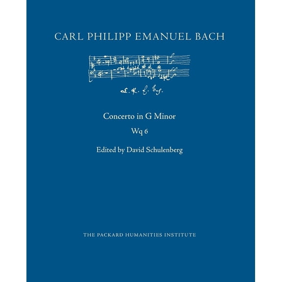 Cpeb: Cw Offprints Concerto in G Minor, Wq 6, Book 82, (Paperback)
