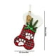 thumbnail image 5 of Wmhnj Adorno navideño de calcetn con muñeco de Rodolfo sin rostro, con cuerda para colgar en el rbol y bolsa para dulces., 5 of 9