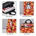 thumbnail image 3 of Balery Red Vintage Flowers Mochila ligera para hombre y mujer: duradera e impermeable, ideal para la escuela, el trabajo, viajes y uso diario., 3 of 7