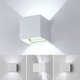 thumbnail image 1 of Lámpara de pared LED de 12 W para dormitorio, interior moderno, lámpara ajustable con diseño arriba y abajo, lámparas de aluminio, lámpara de pared LED blanca para dormitorio, hogar, pasillo, sala de, 1 of 1