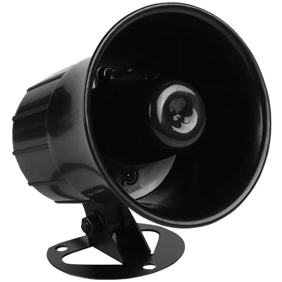 Wired Alarm Siren Horn 15W DC 6 to 12V Security Siren with Bracket for Home Security Alarm System