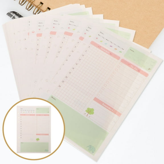 SEWCHICS Notebook Refills Multi-Color 1Pc 8.3 x 5.7 x 0.4In