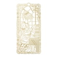 thumbnail image 2 of Delicado ahueca hacia fuera el marcador de metal Papelería Marcadores de libros Niña Yuyangstore Marcadores de metal, 2 of 8