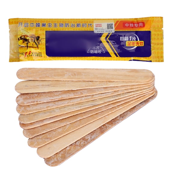 Control de plagas de apicultura Control de plagas de apicultura tiras de madera efecto rápido herramienta de tratamiento de larvas de polilla de cera de abeja ANGGREK Otros