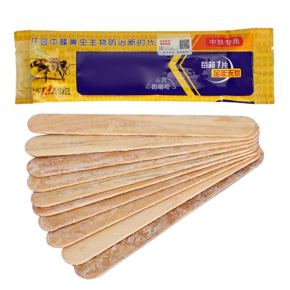 Control de plagas de apicultura Control de plagas de apicultura tiras de madera efecto rápido herramienta de tratamiento de larvas de polilla de cera de abeja ANGGREK Otros