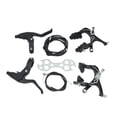 thumbnail image 1 of Siruishop Bike Brake Set Garage Universal Grip Replacement Home Shop Work Brake Levers black, 1 of 8