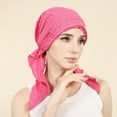 thumbnail image 2 of Dalrosia Women Pre-Tied Beanie Headwear Turban Beanie Caps Head Wrap Headscarf for Women Sleep Hair Cover Hat, 2 of 6