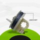 thumbnail image 2 of Cable de Disparo en Carrete Reutilizable (Paquete 2) - Defensa Perimetral Alerta Temprana para Todos los Dispositivos Línea 85 Pies Viento Fácil, 2 of 5