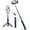Blue, variant on Selfie Stick Tripod, 3-in-1 Extendable Aluminum Phone Tripod with Detachable Bluetooth Remote, Compatible with iPhone 17/16/15/14/13/12/11/11 Pro/XS Max/XR and Samsung Smartphones, Blue
