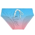 thumbnail image 5 of Mens Swim Briefs Bikini Quick Dry Underwear Drawstring Sport Swimsuit Breathable Beach Soft Thong Underwear B S, 5 of 5