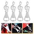 thumbnail image 3 of 4pcs Bouchons de Boisson Détachant Ouvre-Bouteille Manuel Note Musicale en Forme d'Ouvreur, 3 of 7