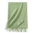 thumbnail image 3 of Ahabrexf Warm Scarfs for Women,Solid Color Soft Faux Fabric Shawl for All Seasons, 3 of 4