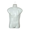 thumbnail image 2 of simhoa Male Mannequin Hanger Fashion Body Manikin for Garment Vendors Market Commercial white, 2 of 10