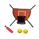 thumbnail image 2 of Aro de baloncesto para trampolín con cuerdas de conexión Soporte de baloncesto para exterior naranja, 2 of 9