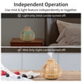 thumbnail image 5 of Essential Oil Diffuser with Remote Control, 400ml Cool Mist Humidifier, 16 Hours Operation Aroma Diffuser with Waterless Safety Switch & 14 LED Colors, 5 of 6