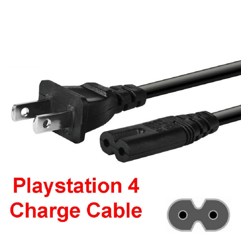 Krav transfusion Latterlig OEM AC Power Cord Cable For Original Playstation PS2 PS3 PS4 Slim / Super  Slim - Walmart.com