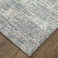 thumbnail image 3 of Feizy Eastfield Modern Abstract, Gray, 2' x 3' Accent Rug Sheen Handmade Casual Distressed Floor Rug for Living room Bedroom, 3 of 8