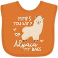 thumbnail image 3 of Inktastic Mimi's You Say Alpaca My Bags Boys or Girls Baby Bib, 3 of 4